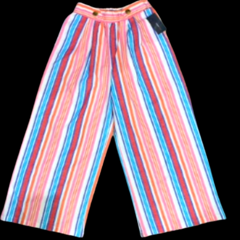 Robert Louis Women Palazzo Flared Pants High Waist Wide Leg Casual Loose Long st